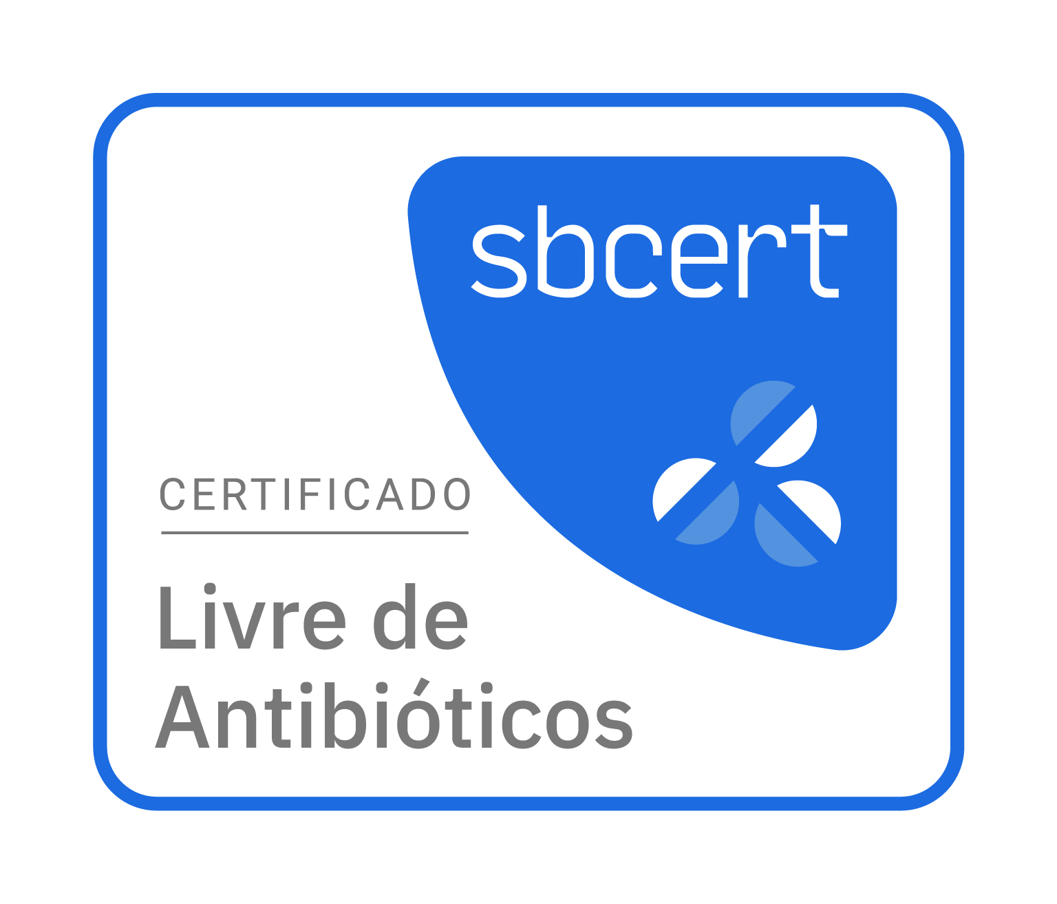 selo livre de antibióticos