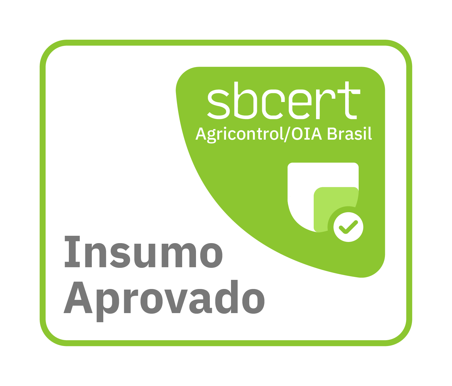 insumo aprovado